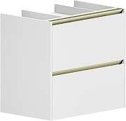 Тумба под раковину Allen Brau Activity 70 1.34011.WM подвесная цвет Белый матовый+Олива браш-1