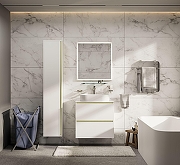 Тумба под раковину Allen Brau Activity 70 1.34011.WM подвесная цвет Белый матовый+Олива браш-5