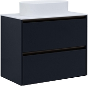 Тумба под раковину Allen Brau Activity 80 1.34012.AM подвесная цвет Антрацит матовый+Олива браш