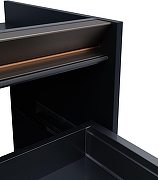 Тумба под раковину Allen Brau Activity 80 1.34012.AM подвесная цвет Антрацит матовый+Олива браш-3