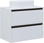 Тумба под раковину Allen Brau Activity 80 1.34012.WM подвесная цвет Белый матовый+Олива браш