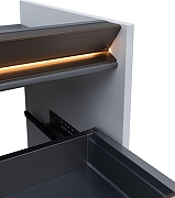 Тумба под раковину Allen Brau Activity 80 1.34012.WM подвесная цвет Белый матовый+Олива браш-1