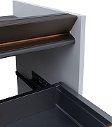 Тумба под раковину Allen Brau Activity 80 1.34012.WM подвесная цвет Белый матовый+Олива браш-2