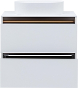 Тумба под раковину Allen Brau Activity 80 1.34012.WM подвесная цвет Белый матовый+Олива браш-11