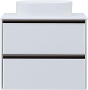 Тумба под раковину Allen Brau Activity 80 1.34012.WM подвесная цвет Белый матовый+Олива браш-13