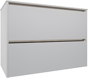 Тумба под раковину Allen Brau Activity 90 1.34013.WM подвесная цвет Белый матовый+Олива браш