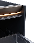 Тумба под раковину Allen Brau Activity 100 1.34014.AM подвесная цвет Антрацит матовый+Олива браш-2