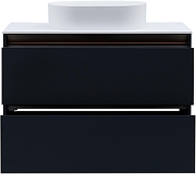 Тумба под раковину Allen Brau Activity 100 1.34014.AM подвесная цвет Антрацит матовый+Олива браш-14