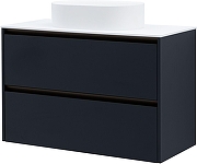 Тумба под раковину Allen Brau Activity 100 1.34014.AM подвесная цвет Антрацит матовый+Олива браш-18