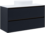 Тумба под раковину Allen Brau Activity 120 1.34015.AM подвесная цвет Антрацит матовый+Олива браш