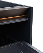 Тумба под раковину Allen Brau Activity 120 1.34015.AM подвесная цвет Антрацит матовый+Олива браш-3