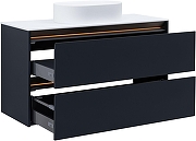 Тумба под раковину Allen Brau Activity 120 1.34015.AM подвесная цвет Антрацит матовый+Олива браш-9