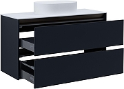 Тумба под раковину Allen Brau Activity 120 1.34015.AM подвесная цвет Антрацит матовый+Олива браш-10