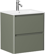Тумба под раковину Allen Brau Gravity 60 1.370008.CGM подвесная цвет Олива матовый
