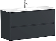 Тумба под раковину Allen Brau Gravity 119 1.370011.AM подвесная цвет Антрацит матовый