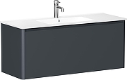 Тумба под раковину Allen Brau Gravity 119 1.370015.AM подвесная цвет Антрацит матовый