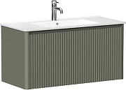 Тумба под раковину Allen Brau Gravity 99 1.370018.CGM подвесная цвет Олива матовый