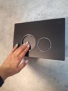 Клавиша смыва AltroBagno PFP 005DQ цвет Черный матовый-3