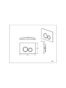 Клавиша смыва AltroBagno PFP 005DQ цвет Черный матовый-8