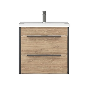 Тумба под раковину Corozo Форест 60 SD-00001048 подвесная цвет Коричневый