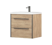 Тумба под раковину Corozo Форест 60 SD-00001048 подвесная цвет Коричневый-2