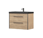 Тумба под раковину Corozo Форест 80 SD-00001049 подвесная цвет Коричневый-2