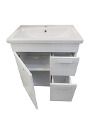 Тумба под раковину Corozo Денвер 70 SD-00001118 цвет Белый-5