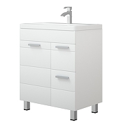 Тумба под раковину Corozo Денвер 70 SD-00001118 цвет Белый-6