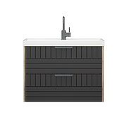 Тумба под раковину Corozo Инди 80 SD-00001361 цвет Серый