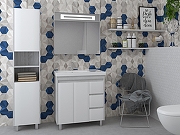 Тумба под раковину Corozo Остин 80 SD-00000525 цвет Белый-11