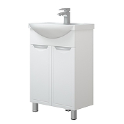 Тумба под раковину Corozo Монро 50 SD-00001289 цвет Белый-3