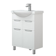 Тумба под раковину Corozo Монро 65 SD-00001712 цвет Белый-4