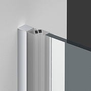 Душевая дверь Vincea Alpha 85 VDP-3AL850CLB профиль Черный стекло прозрачное-5