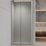 Душевая дверь Vincea Rapid-N 130 VDS-3RN12/13MT профиль Хром стекло фактурное