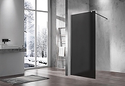 Душевая перегородка Vincea Walk in 100 VSW-1H100GFGM профиль Вороненая сталь стекло матовое тонированное-1