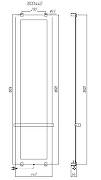 Электрический полотенцесушитель Allen Brau Infinity 180x44 00325655 цвет Медь-1