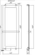 Электрический полотенцесушитель Allen Brau Infinity 120x44 00288920 цвет Серебро-2