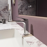 Смеситель для раковины Vincea Puro VBF-5P01CH цвет Хром-2