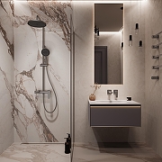 Смеситель для раковины Vincea Puro VBFW-5P01GM цвет Вороненая сталь-2