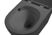 Унитаз Vincea Globo VT1-14STMA цвет Антрацит матовый с сиденьем Микролифт-3