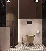 Унитаз Vincea Globo VT1-14STMC цвет Капучино матовый с сиденьем Микролифт-5