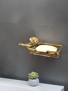 Мыльница AltroBagno Corposo 080715 Gl цвет Золото-1