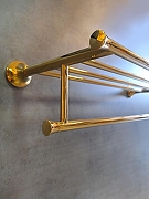 Полка для полотенец AltroBagno Corposo 081507 Gl цвет Золото-2