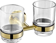 Стакан для зубных щеток AltroBagno Corposo 081702 Gl двойной цвет Золото