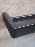 Полотенцедержатель AltroBagno Aperto 081403 MB двойной цвет Черный матовый-2