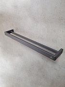 Полотенцедержатель AltroBagno Aperto 081403 MB двойной цвет Черный матовый-4