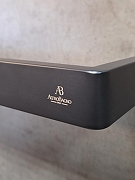 Стеклянная полка AltroBagno Aperto 082801 MB цвет Черный матовый-2