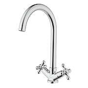 Смеситель для кухни Rossinka H H02-76 цвет Хром