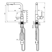 Смеситель для кухни Rossinka Z Z35-38 цвет Хром-1