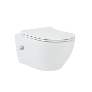 Комплект унитаза биде с инсталляцией Tece Base TC413DORVP1 с сиденьем Микролифт и клавишей смыва цвет Белый-4